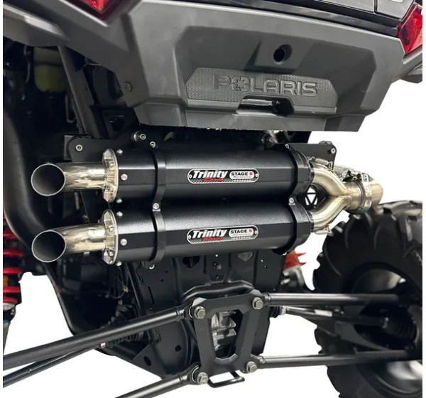 TRINITY RACING Endschalldämpfer - SLIP-ON POL RZR XP1000 BLACK