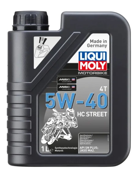 LIQUI MOLY Öl- und Schmierstoffe - 4T 5W-40 HC STREET 1l
