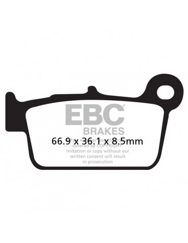 EBC BREMSBELAG FA-R SERIE SINTERMETALL