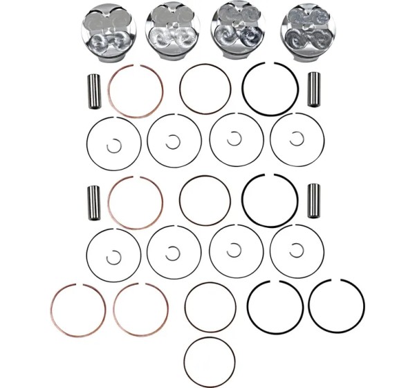 JE PISTONS Kolbensätze, Kolben & Komponenten für KAWASAKI ZX-6 R 636 2003-2006