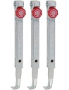 3 schnellverstellbare Klauen (Set) - Serie 2-S