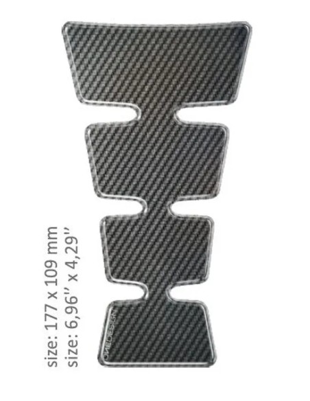 ONEDESIGN Tanks, Tankabdeckungen & -polster - TANK PAD GOLD SHAPE CARBON