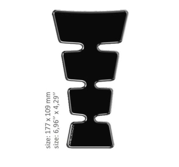ONEDESIGN Tanks, Tankabdeckungen & -polster - TANK PAD GOLD SHAPE SEPARATED