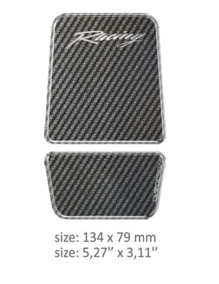 ONEDESIGN Tanks, Tankabdeckungen & -polster - TANK PAD MINI CARB LOGO RACING