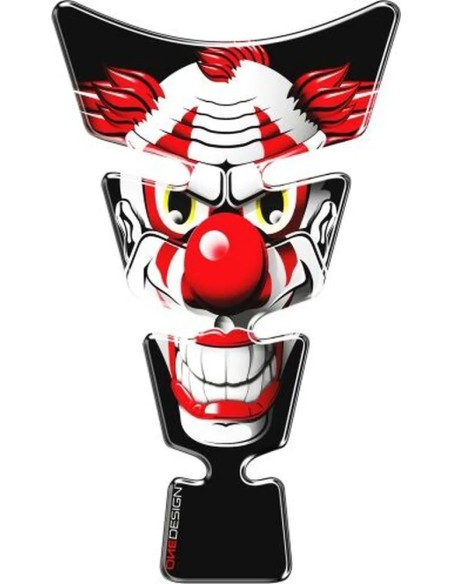 ONEDESIGN Tanks, Tankabdeckungen & -polster - TANK PAD SPIRIT CLOWN RED
