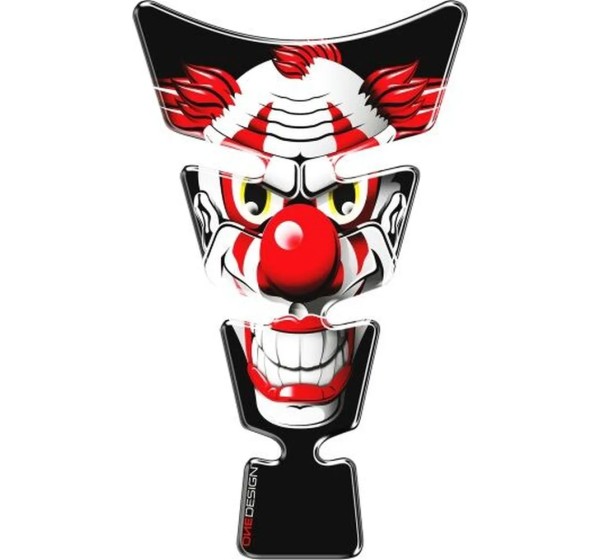 ONEDESIGN Tanks, Tankabdeckungen & -polster - TANK PAD SPIRIT CLOWN RED