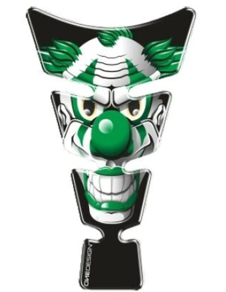 ONEDESIGN Tanks, Tankabdeckungen & -polster - TANK PAD SPIRIT CLOWN GREEN