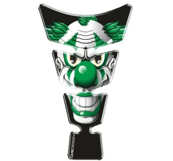 ONEDESIGN Tanks, Tankabdeckungen & -polster - TANK PAD SPIRIT CLOWN GREEN