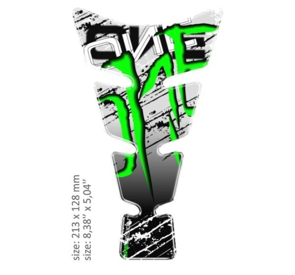 ONEDESIGN Tanks, Tankabdeckungen & -polster - TANK PAD SPIRIT SCRATCHES GRN