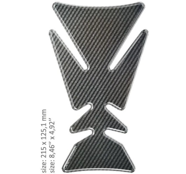 ONEDESIGN Tanks, Tankabdeckungen & -polster - TANK PAD MAXI CARBON LOOK