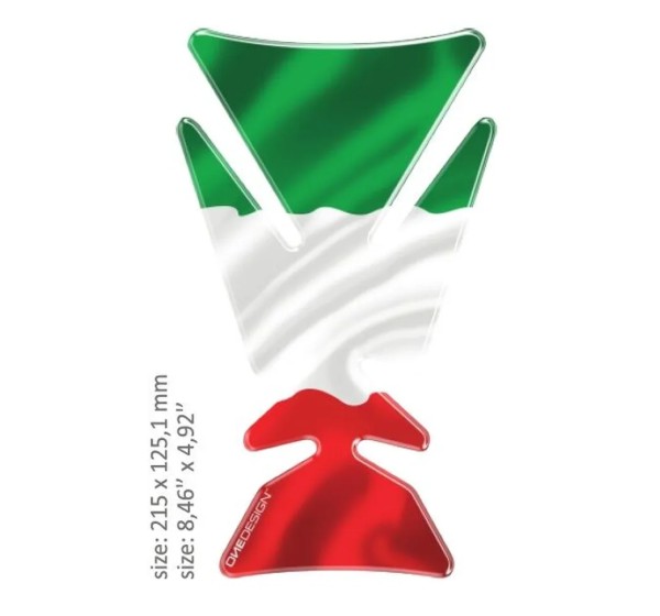 ONEDESIGN Tanks, Tankabdeckungen & -polster - TANK PAD ITALIAN FLAG