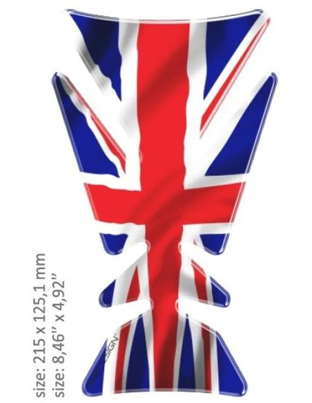 ONEDESIGN Tanks, Tankabdeckungen & -polster - TANK PAD UK FLAG
