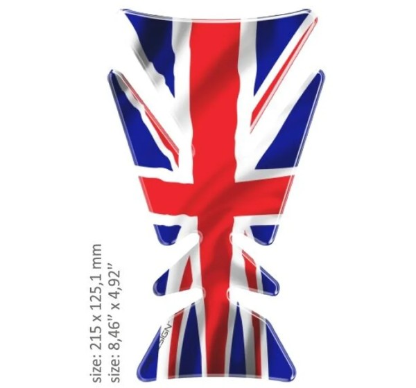 ONEDESIGN Tanks, Tankabdeckungen & -polster - TANK PAD UK FLAG