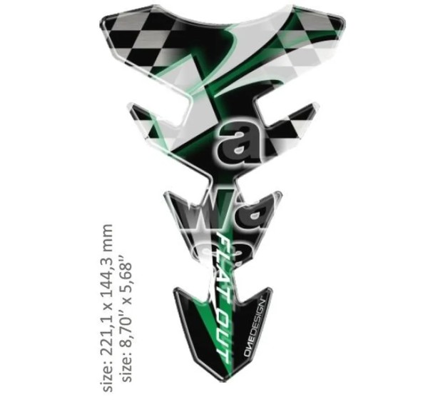 ONEDESIGN Tanks, Tankabdeckungen & -polster - TANK PAD SLIM KAWASAKI