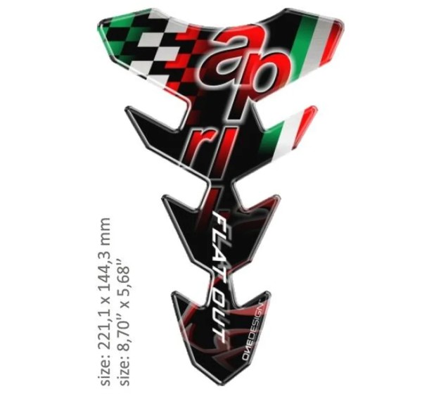 ONEDESIGN Tanks, Tankabdeckungen & -polster - TANK PAD SLIM APRILIA