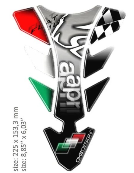 ONEDESIGN Tanks, Tankabdeckungen & -polster - TANK PAD FUTURE APRILIA