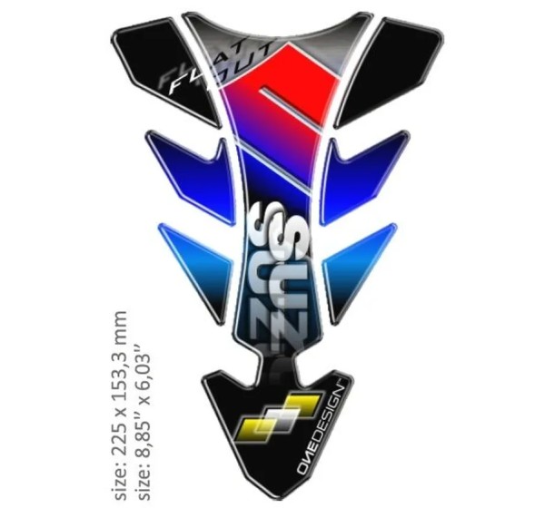 ONEDESIGN Tanks, Tankabdeckungen & -polster - TANK PAD FUTURE SUZUKI