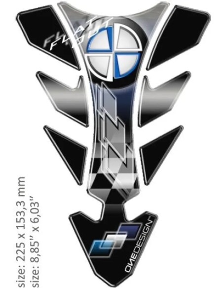 ONEDESIGN Tanks, Tankabdeckungen & -polster - TANK PAD BMW LOGO