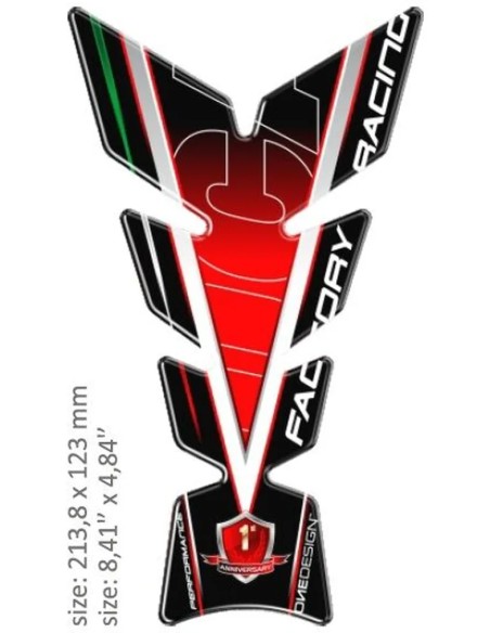 ONEDESIGN Tanks, Tankabdeckungen & -polster - TANK PAD MOON DUCATI
