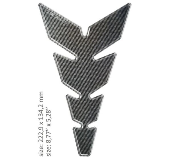 ONEDESIGN Tanks, Tankabdeckungen & -polster - TANK PAD MOON SLIM CARBON