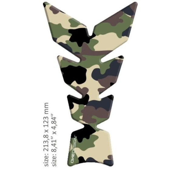 ONEDESIGN Tanks, Tankabdeckungen & -polster - TANK PAD MOON CMFLGE SAND SOFT