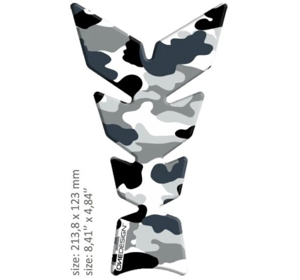 ONEDESIGN Tanks, Tankabdeckungen & -polster - TANK PAD MOON CMFLG ARTIC SOFT