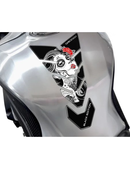 ONEDESIGN Tanks, Tankabdeckungen & -polster - TANKPAD BLACK EDITION TATOO