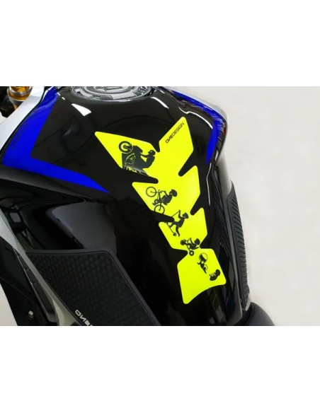 ONEDESIGN Tanks, Tankabdeckungen & -polster - TANKPAD MATT FLUO YELLOW
