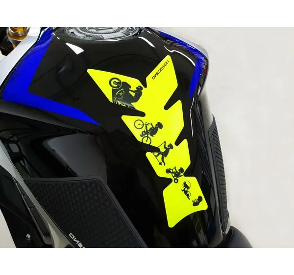 ONEDESIGN Tanks, Tankabdeckungen & -polster - TANKPAD MATT FLUO YELLOW