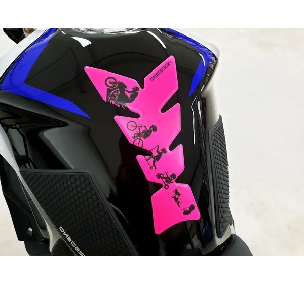 ONEDESIGN Tanks, Tankabdeckungen & -polster - TANKPAD MATT FLUO PINK