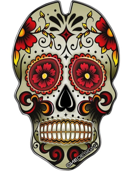 ONEDESIGN Tanks, Tankabdeckungen & -polster - TANKPAD RED SKULL