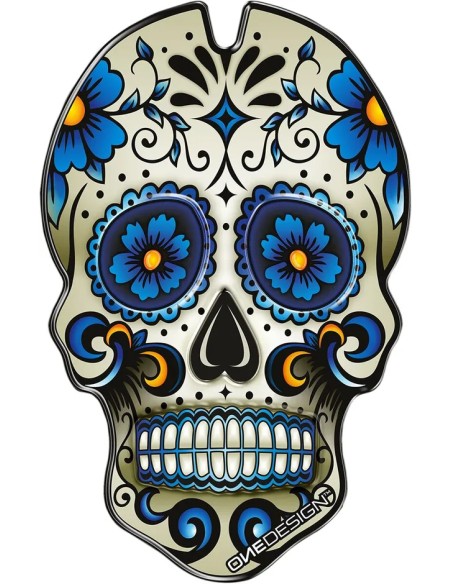 ONEDESIGN Tanks, Tankabdeckungen & -polster - TANKPAD BLUE SKULL