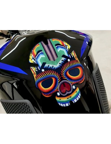 ONEDESIGN Tanks, Tankabdeckungen & -polster - TANKPAD COLOURED SKULL