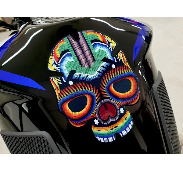ONEDESIGN Tanks, Tankabdeckungen & -polster - TANKPAD COLOURED SKULL
