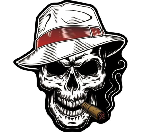 ONEDESIGN Dekorsätze & Aufkleber - UV LABELS SKULL