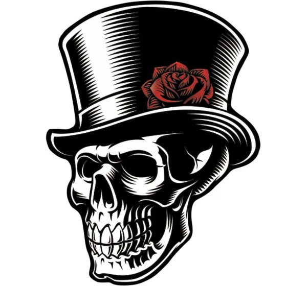 ONEDESIGN Dekorsätze & Aufkleber - UV LABELS SKULL