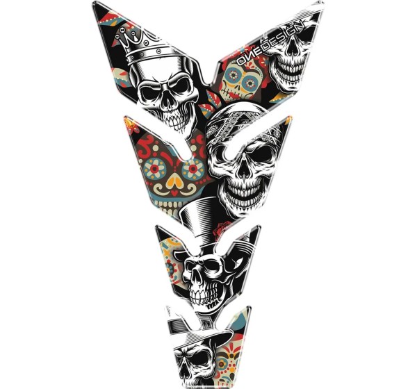 ONEDESIGN Tanks, Tankabdeckungen & -polster - TANKPAD MAX SKULLS2