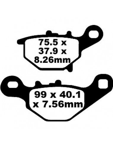 EBC BREMSBELAG FA-TT SERIE CARBONFASER