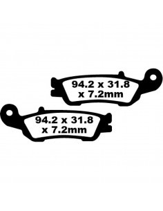 EBC BREMSBELAG FA-TT SERIE CARBONFASER