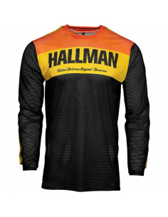 THOR MX HALLMAN JERSEY AIR SCHWARZ/ORANGE