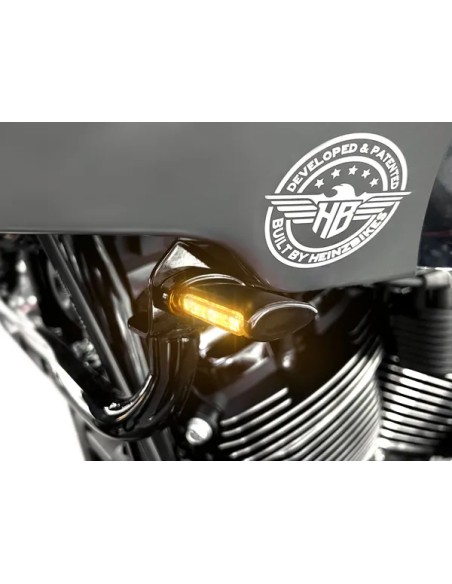 HEINZ BIKES Blinker für Harley Davidson FXLRST 1923 ABS 2022-2024