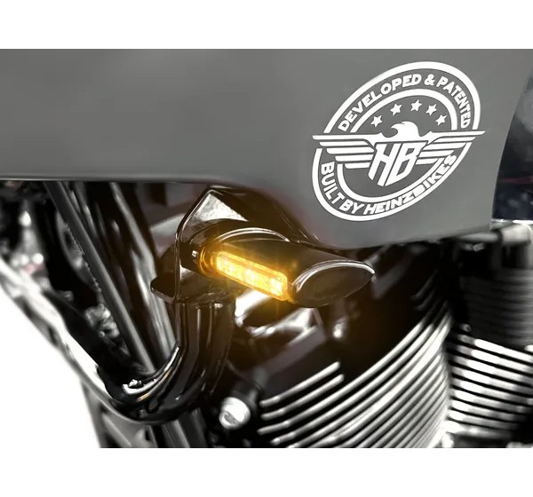HEINZ BIKES Blinker für Harley Davidson FXLRST 1923 ABS 2022-2024