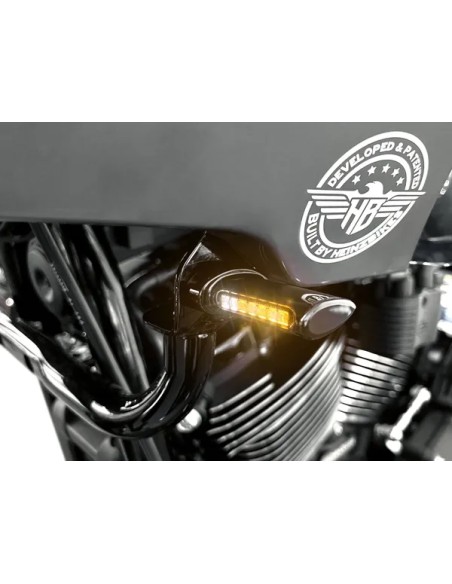 HEINZ BIKES Blinker für Harley Davidson FXLRST 1923 ABS 2022-2024