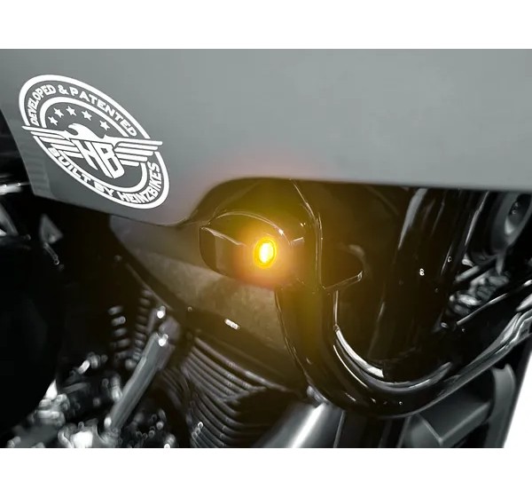 HEINZ BIKES Blinker für Harley Davidson FXLRST 1923 ABS 2022-2024