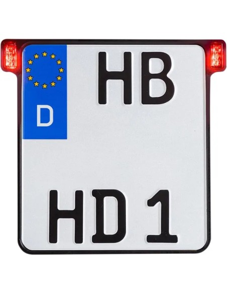 HEINZ BIKES Kennzeichen - LIC.PLT.2IN1 BK