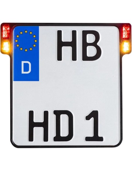 HEINZ BIKES Kennzeichen - LIC.PLT.3IN1 BK