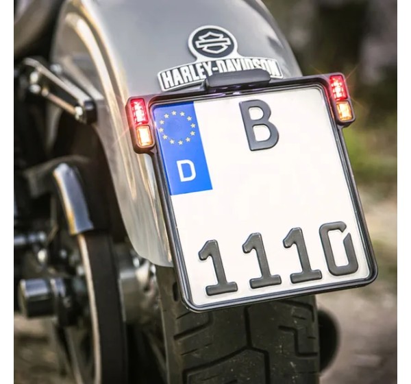 HEINZ BIKES Kennzeichen - Einbaubeispiel