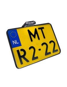 Kennzeichen mit Rücklicht