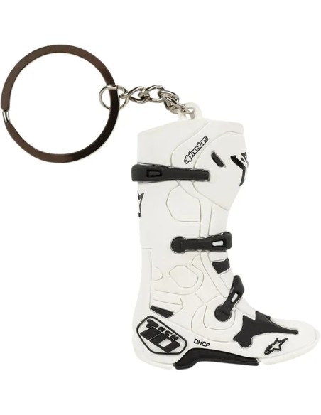 ALPINESTARS (CASUALS) Werbeartikel - KEY FOB TECH 10 BOOT WHITE