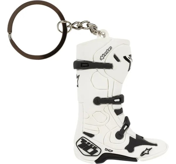 ALPINESTARS (CASUALS) Werbeartikel - KEY FOB TECH 10 BOOT WHITE